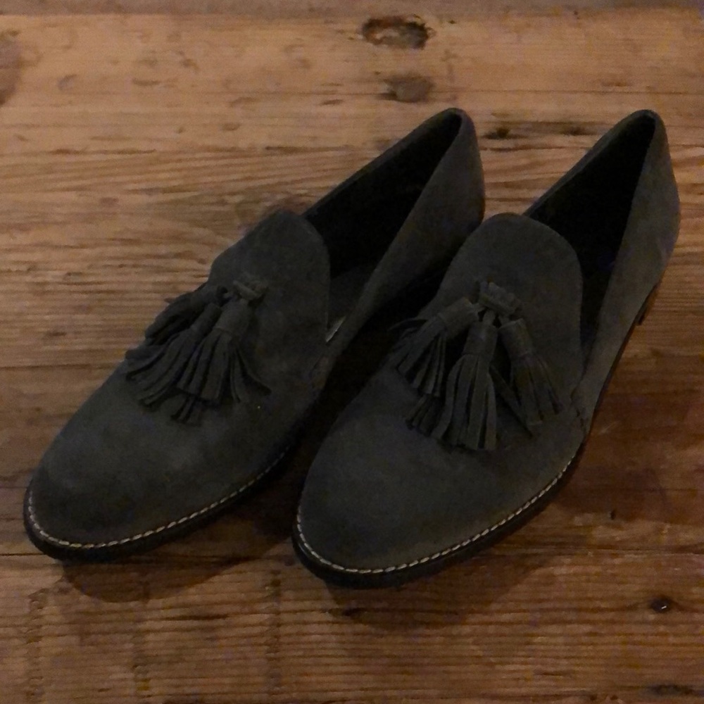 Stuart Weitzman Suede Guido Loafers